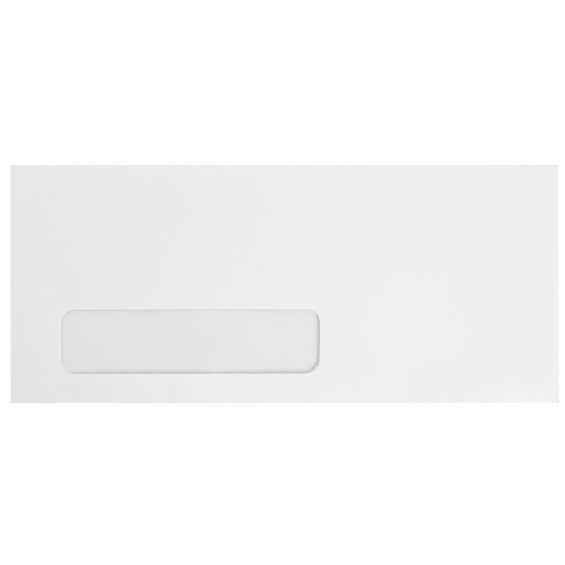 Blue Summit Supplies 500#10 Left Window Envelopes - Thick Gummed Seal - Single Window Envelopes for Quickbooks Checks, Invoices, Business Statements, Personal Letters - Number 10 Envelopes 500 Count - Size 4 1/8 x 9 1/2 - Image 2